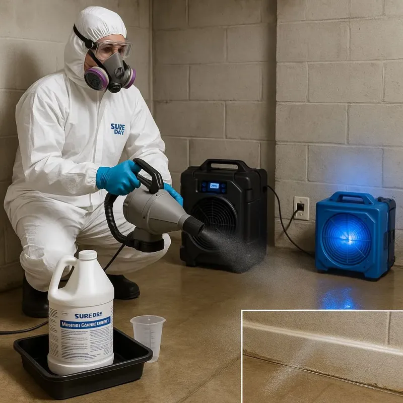 Sanitization and Odor Removal process in Sanger, TX