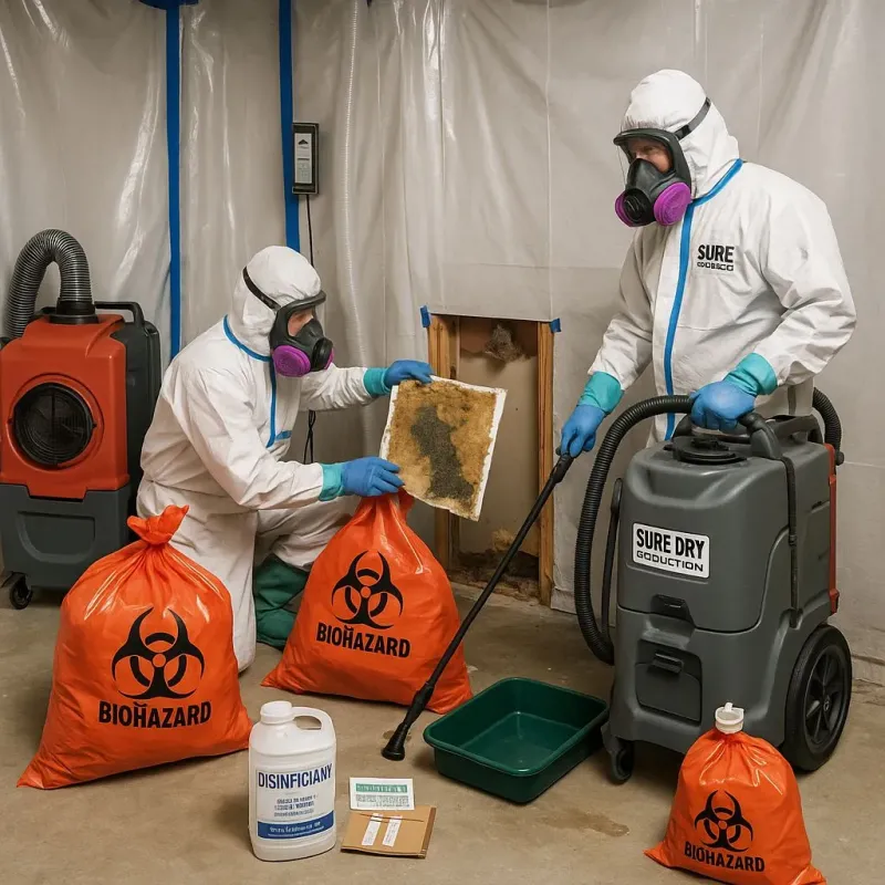 Contaminated Water Handling Protocols process in Sanger, TX