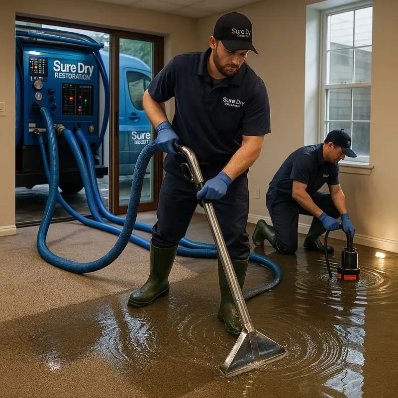 Water Extraction and Removal process in Sanger, TX